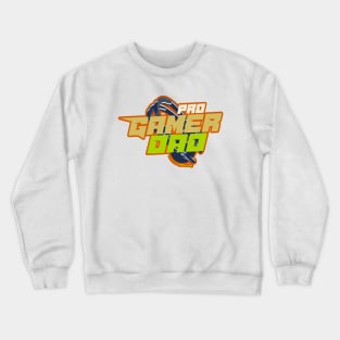 Pro Gamer Dad funny logo badge headset Crewneck Sweatshirt